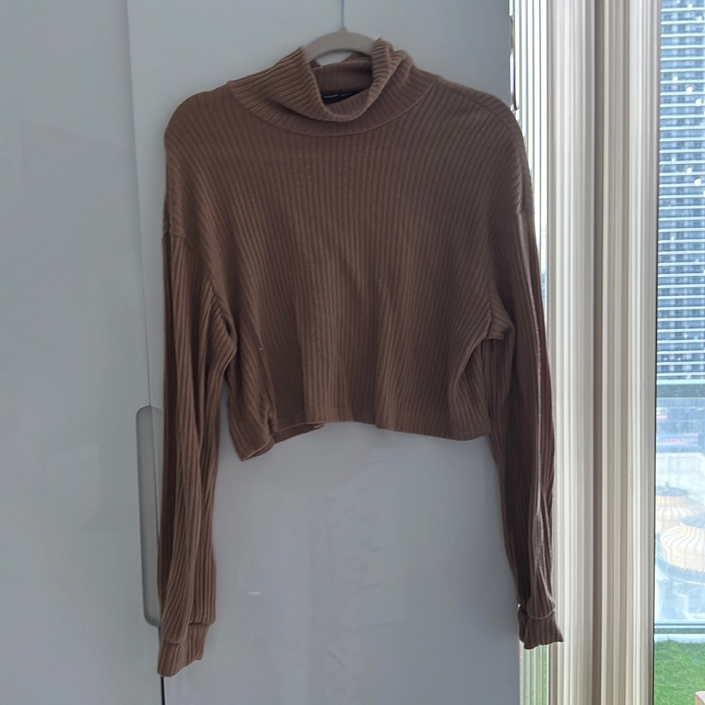 Brown comfy sweater from SHEIN